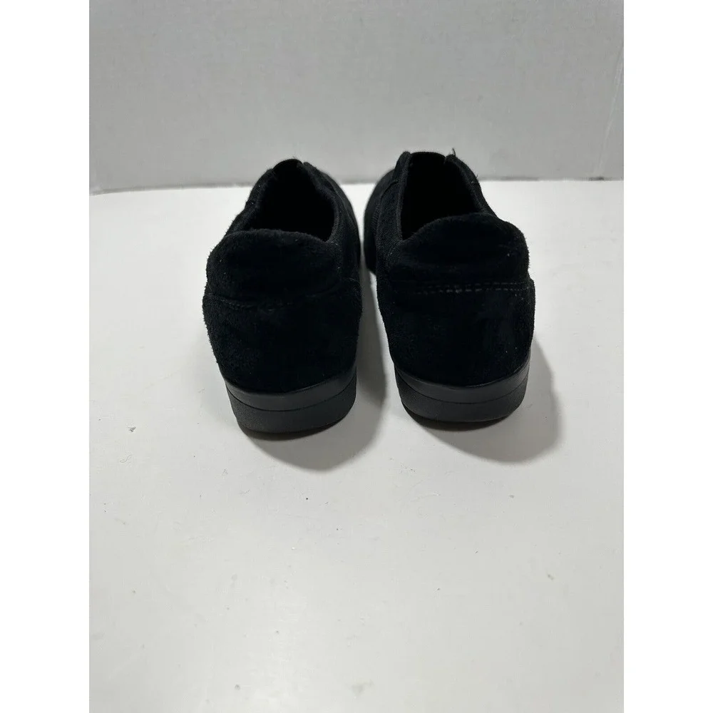 Munro Shoes Womens 8‎ N Olympia Sneakers Black Fabric Leather Comfort M110888